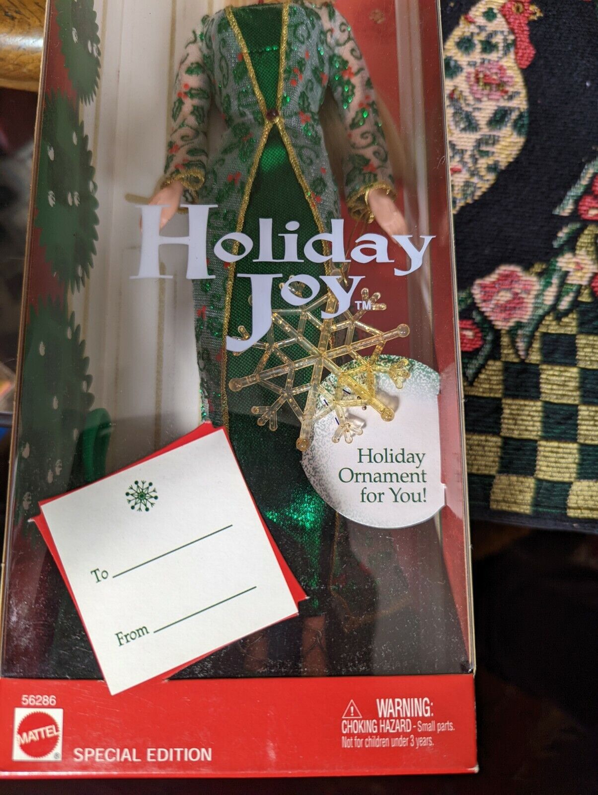 Vintage 2003 Mattel Holiday Joy Barbie Doll Special Edition 56286 New in Box