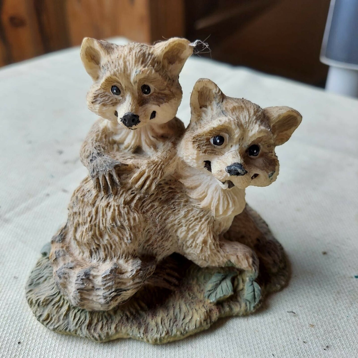 Wild Life Collection Figurines Tiger Cheetah Bear And Foxes