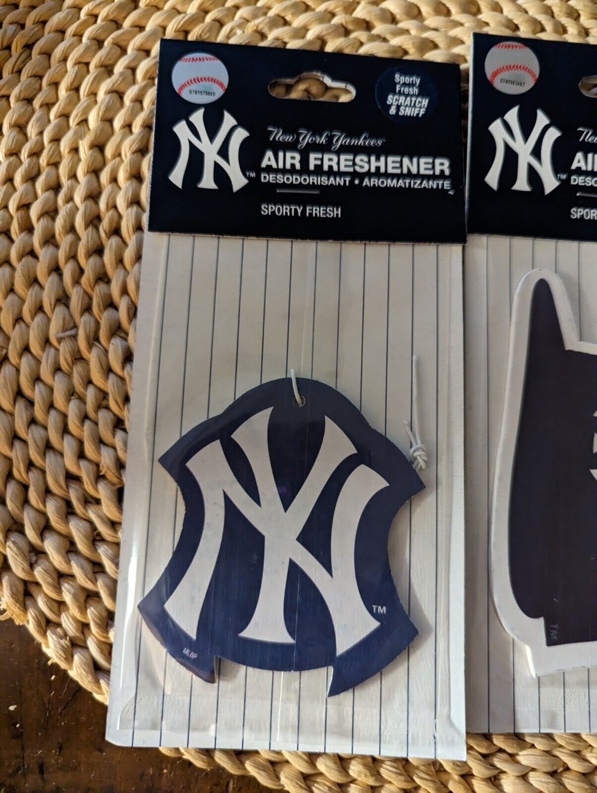 Set Of Three NY Yankees Car Air Fresheners new sealed free shipping