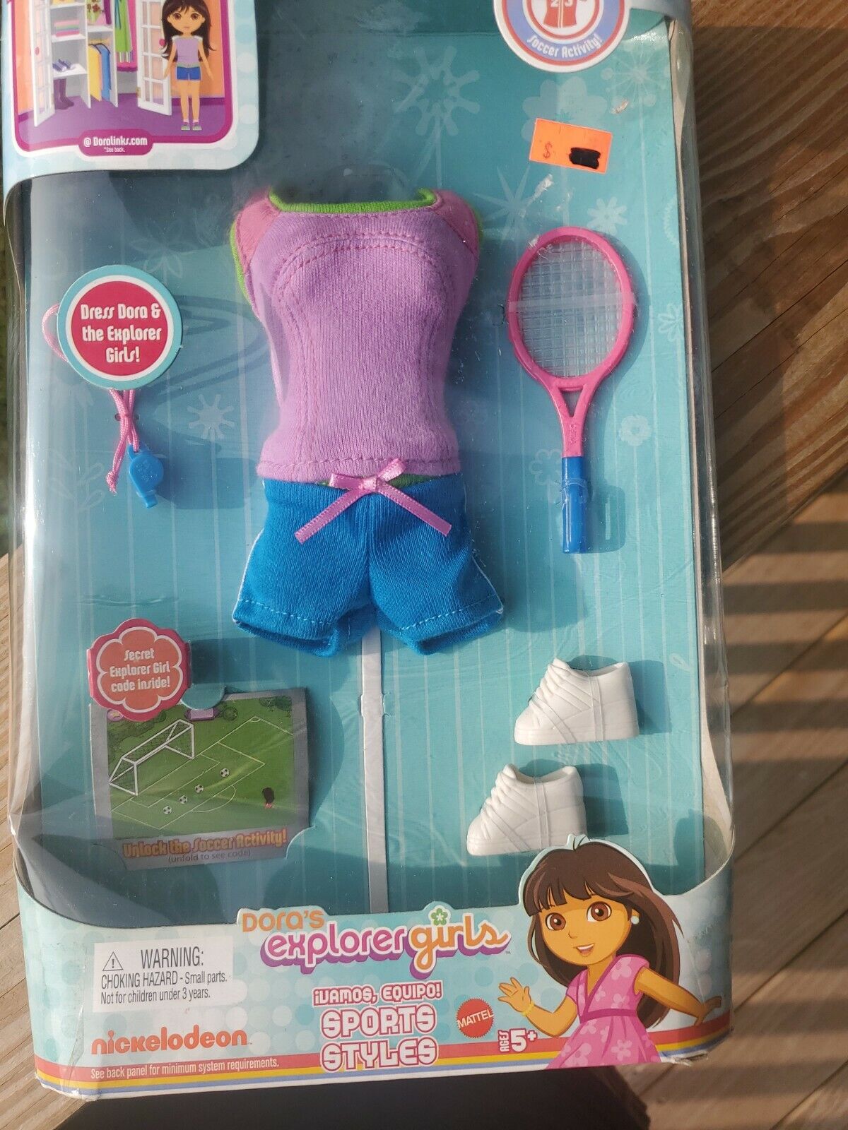 Vintage 2009 Dora Doll Clothes SPORTS STYLE  EXPLORER GIRLS OUTFIT #N9180 Mattel