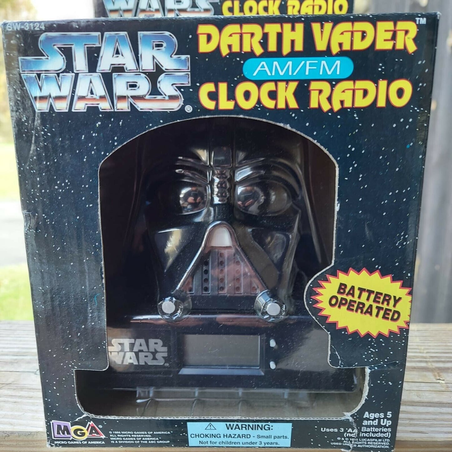 1995 Micro Games of America Star Wars Darth Vader AM/FM RadioNew