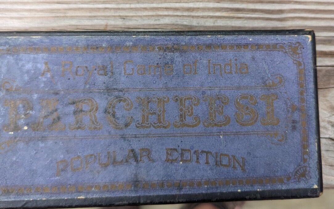 Vintage Parcheesi "A Royal Game of India" Popular Edition Game Pieces 1937