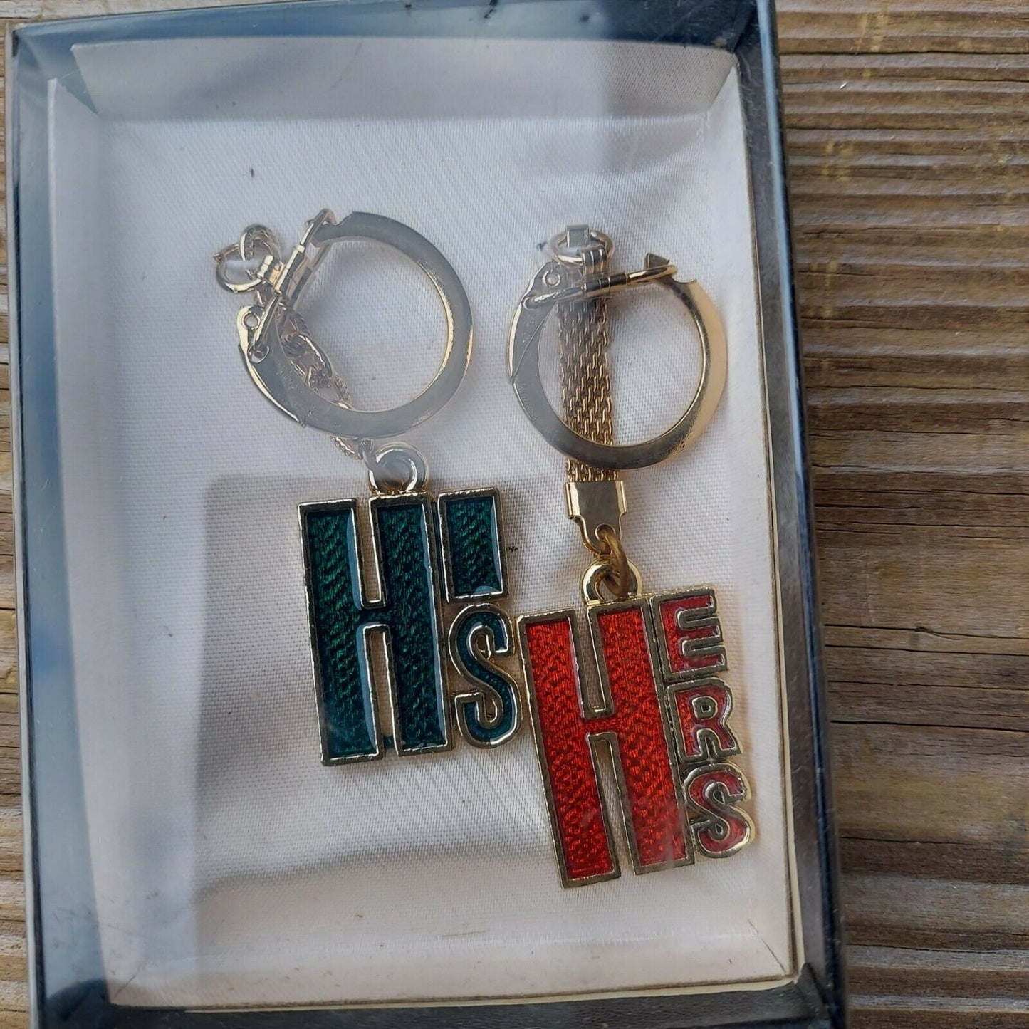 His And Hers Key Chains NIB