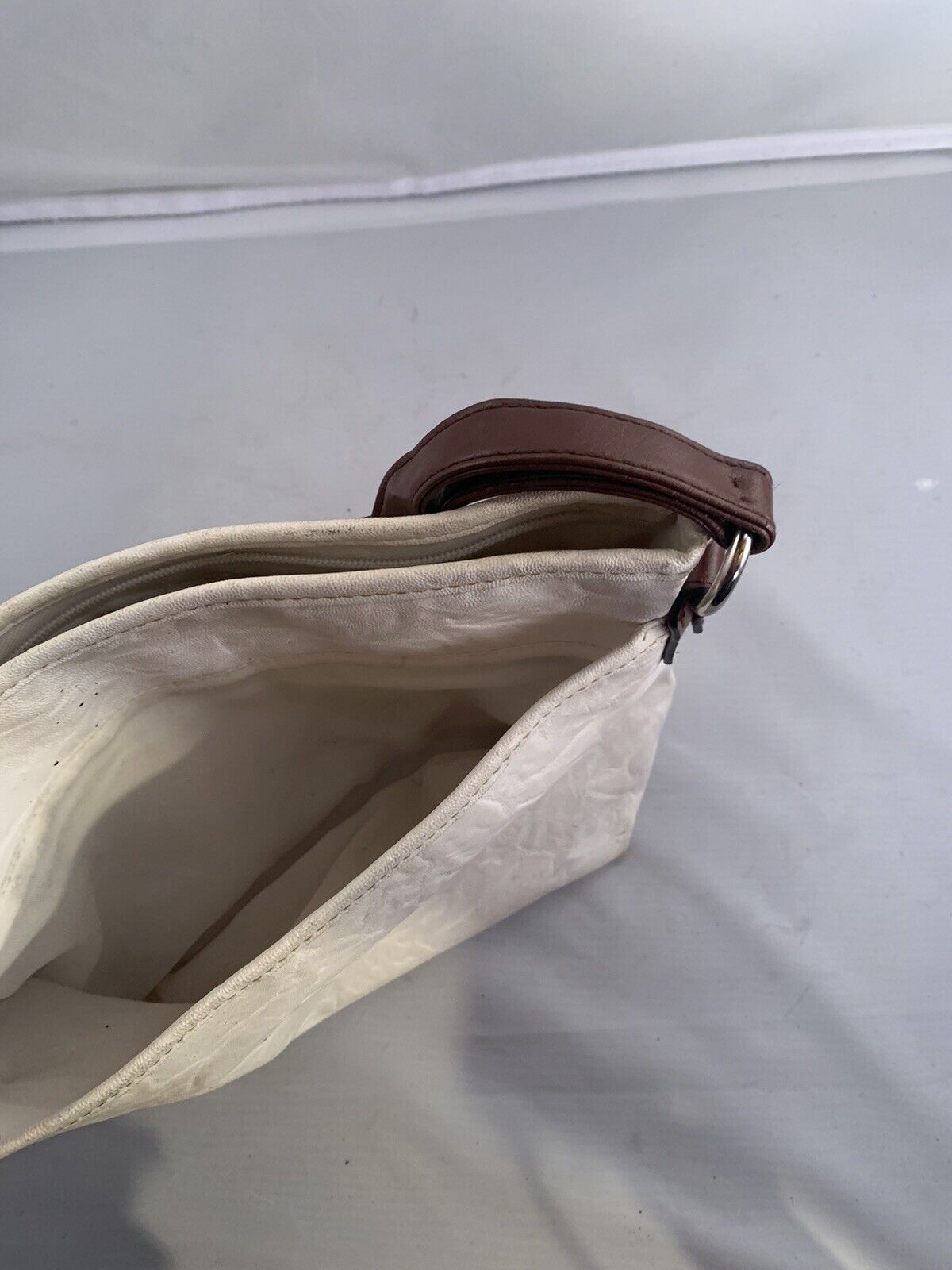 Rosetti White And Brown Purse