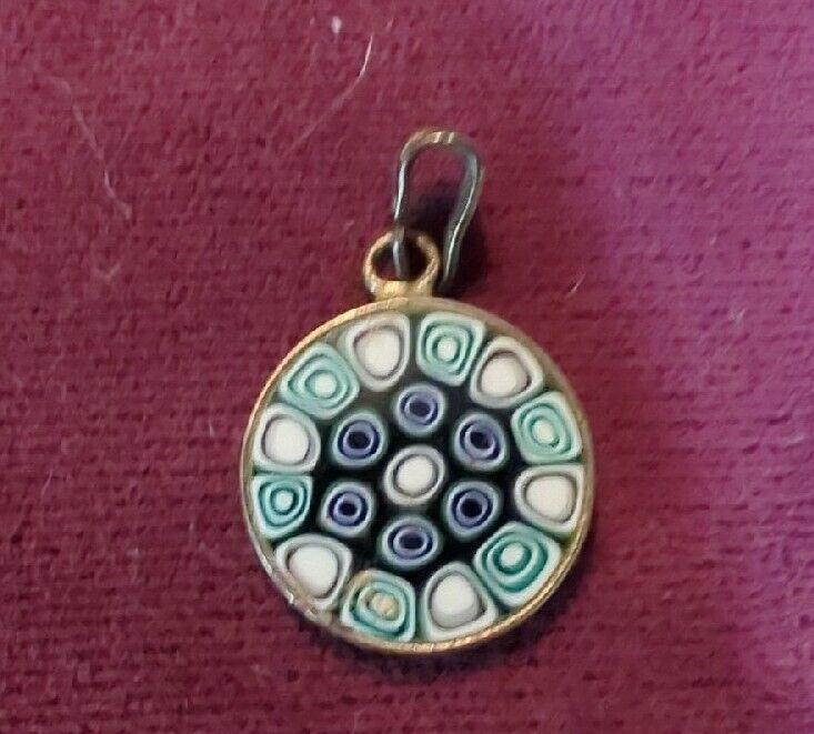 Mosaic Eye Sterling 925 Pendant Pendant