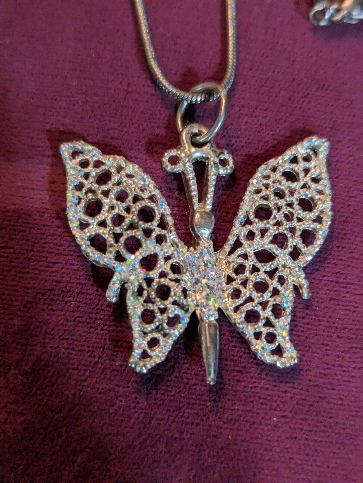 Monarch Butterfly Pendant Necklace