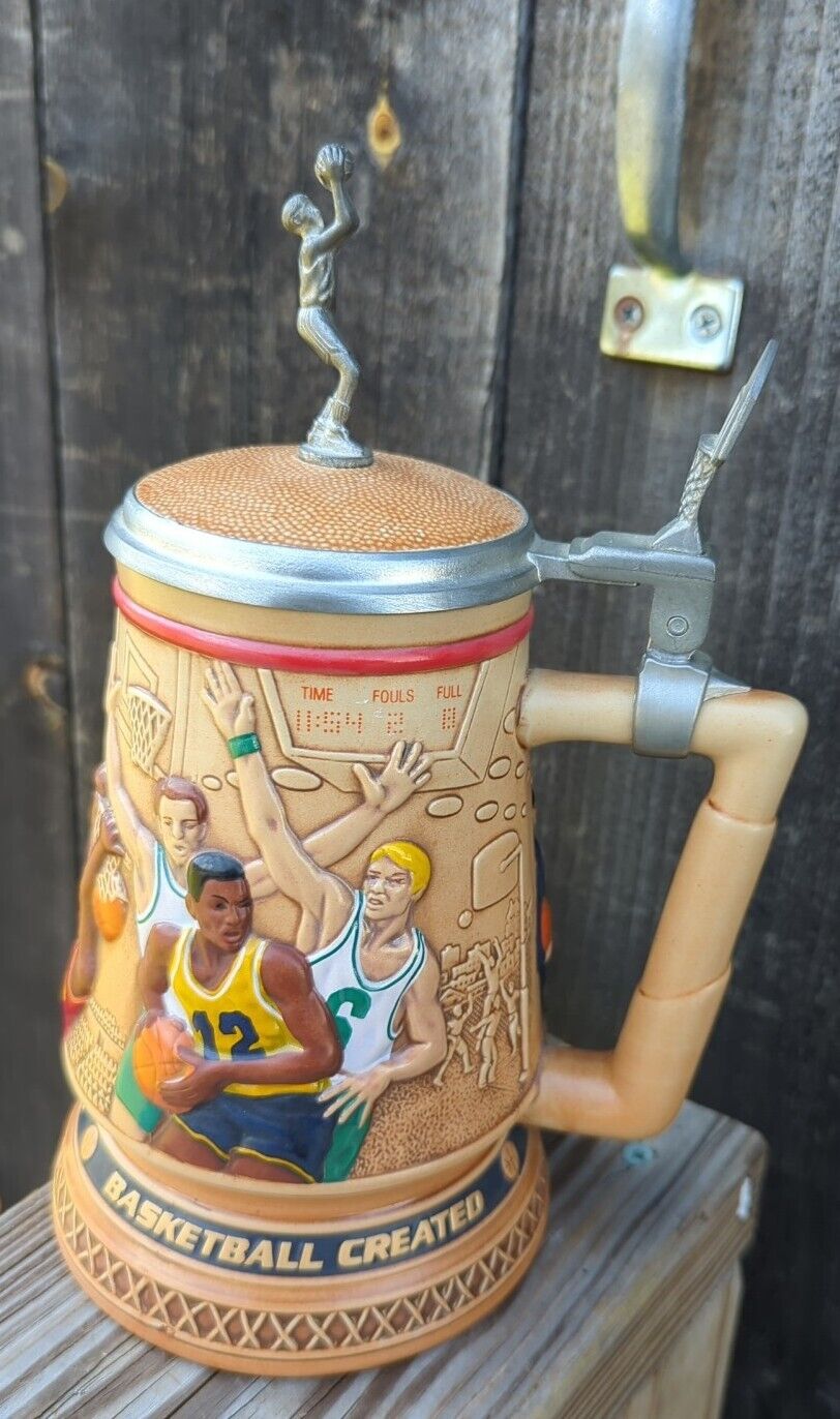 Avon 1993 Collectable "A Century of Basketball" Stein beer mug