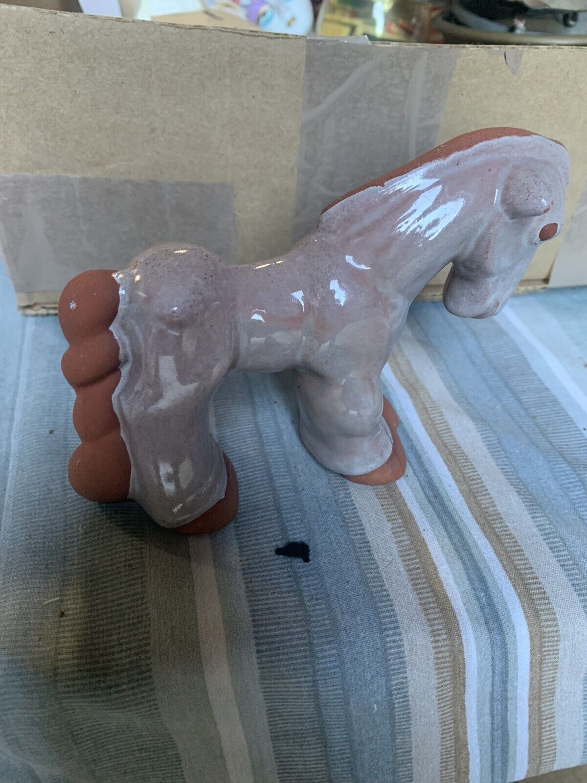 ceramic Donkey figurine