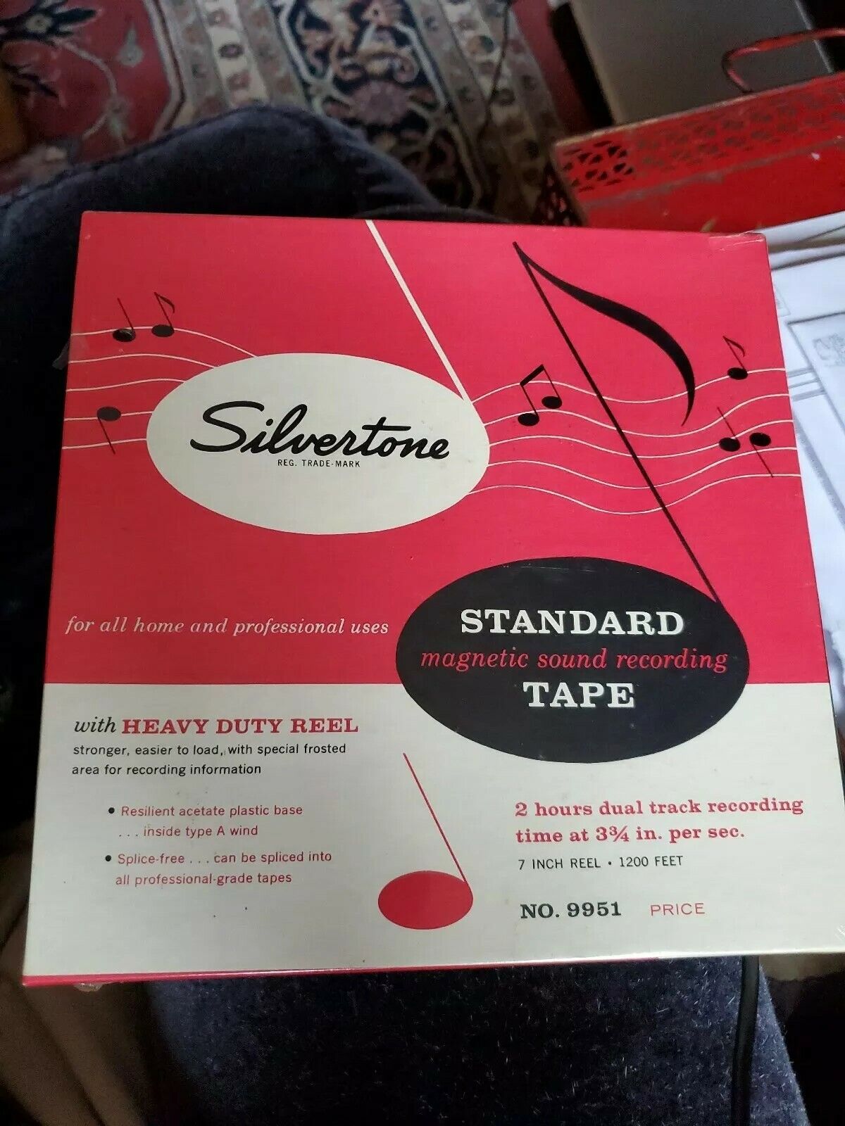 Spilvertone 7 Inch Reel No 9951, Sealed