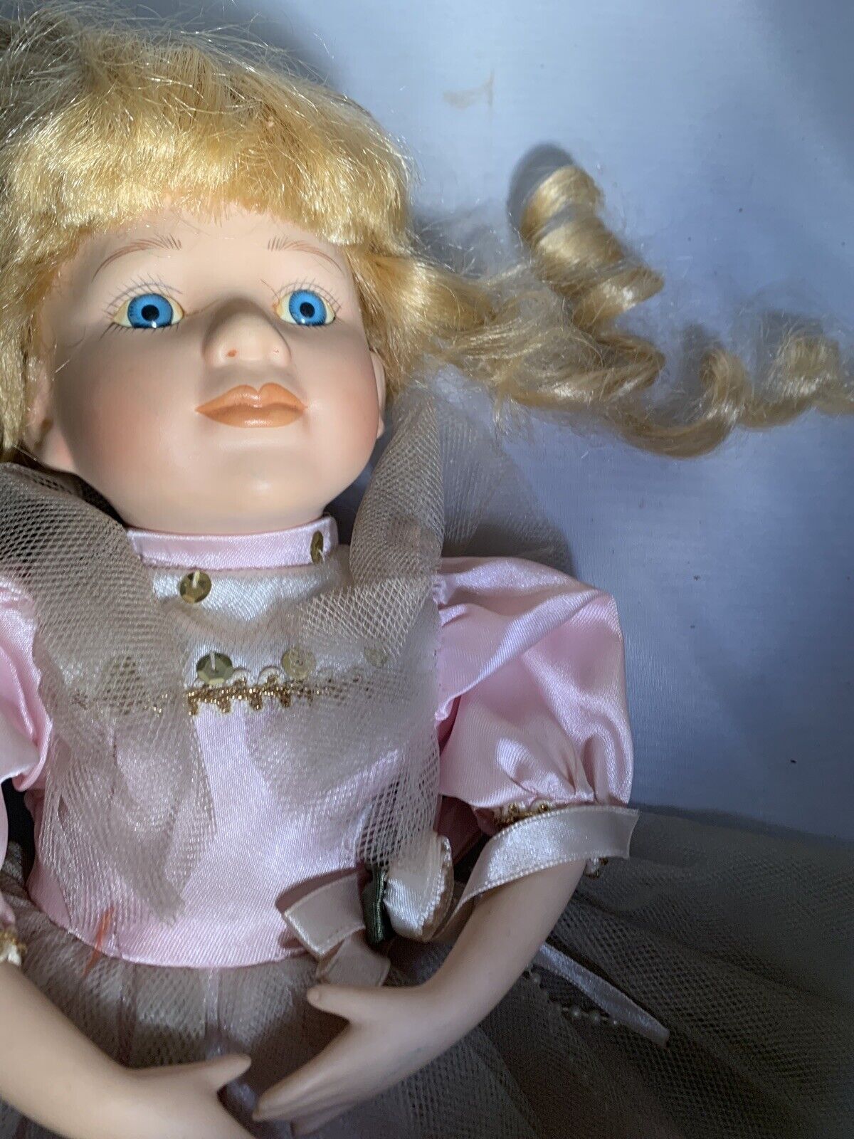 vintage porcelain ballerina doll