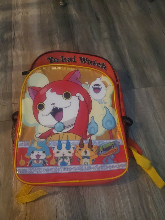 Vtg Yo-Kai Watch back pack Travel School Book bag Anime