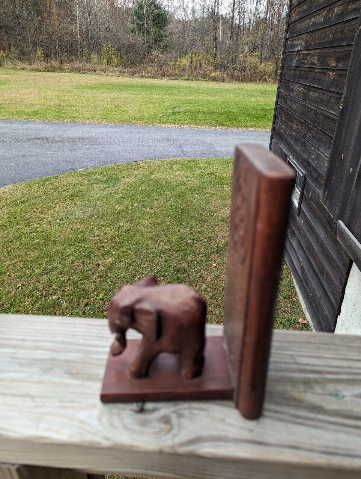 Vintage Elephant Book End