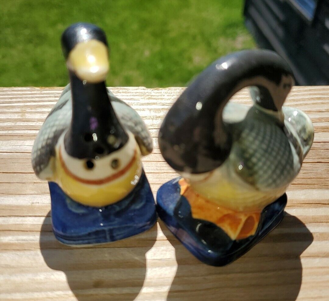 Vintage Geese Salt And Pepper Shakers Made In Occupied Japan