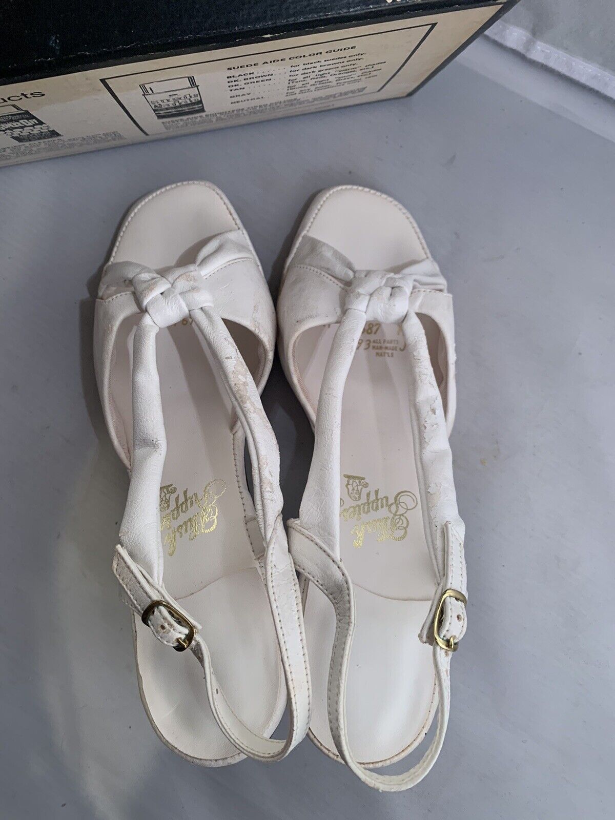 Hush Puppies White Elegant Womens Heels 8.5