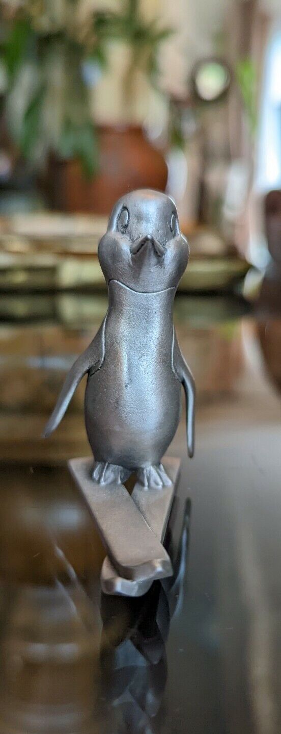 Vintage Hudson Pewter, Pinguine Figurine