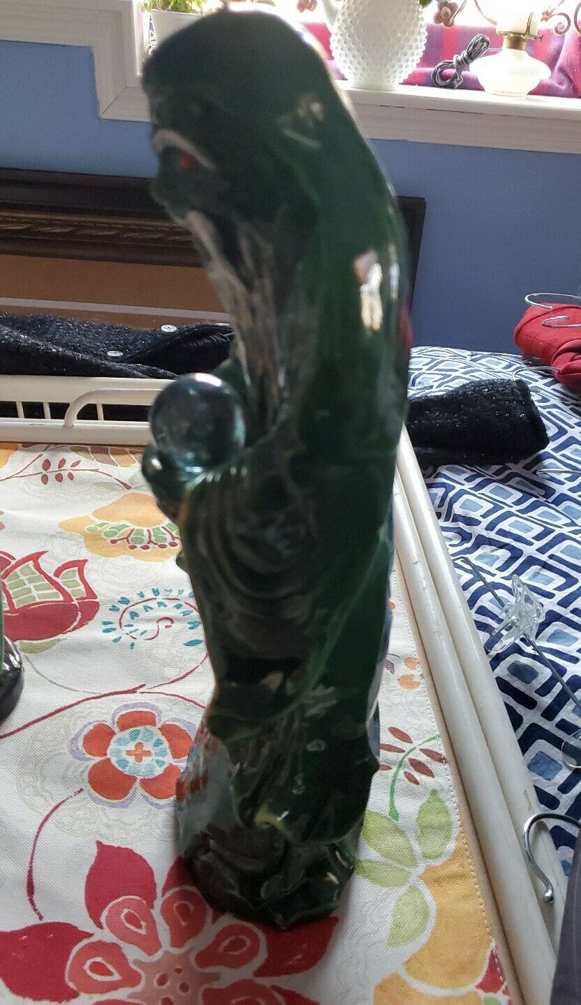 Green Sorcerer 14" Tall Candle