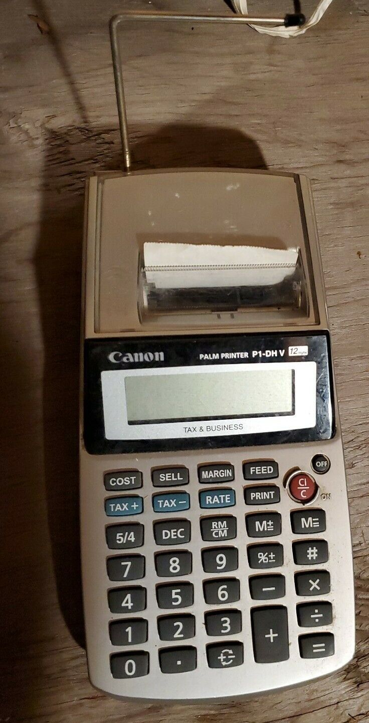 Canon P1-DHV Printing Calculator