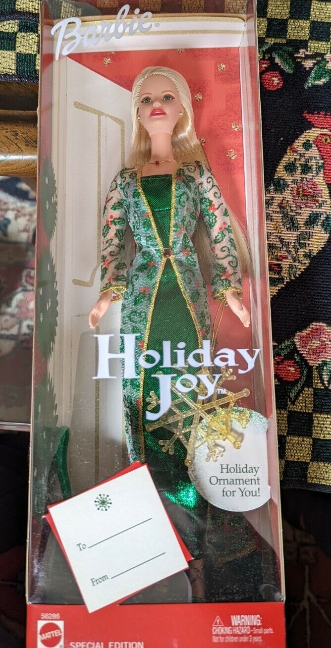 Vintage 2003 Mattel Holiday Joy Barbie Doll Special Edition 56286 New in Box