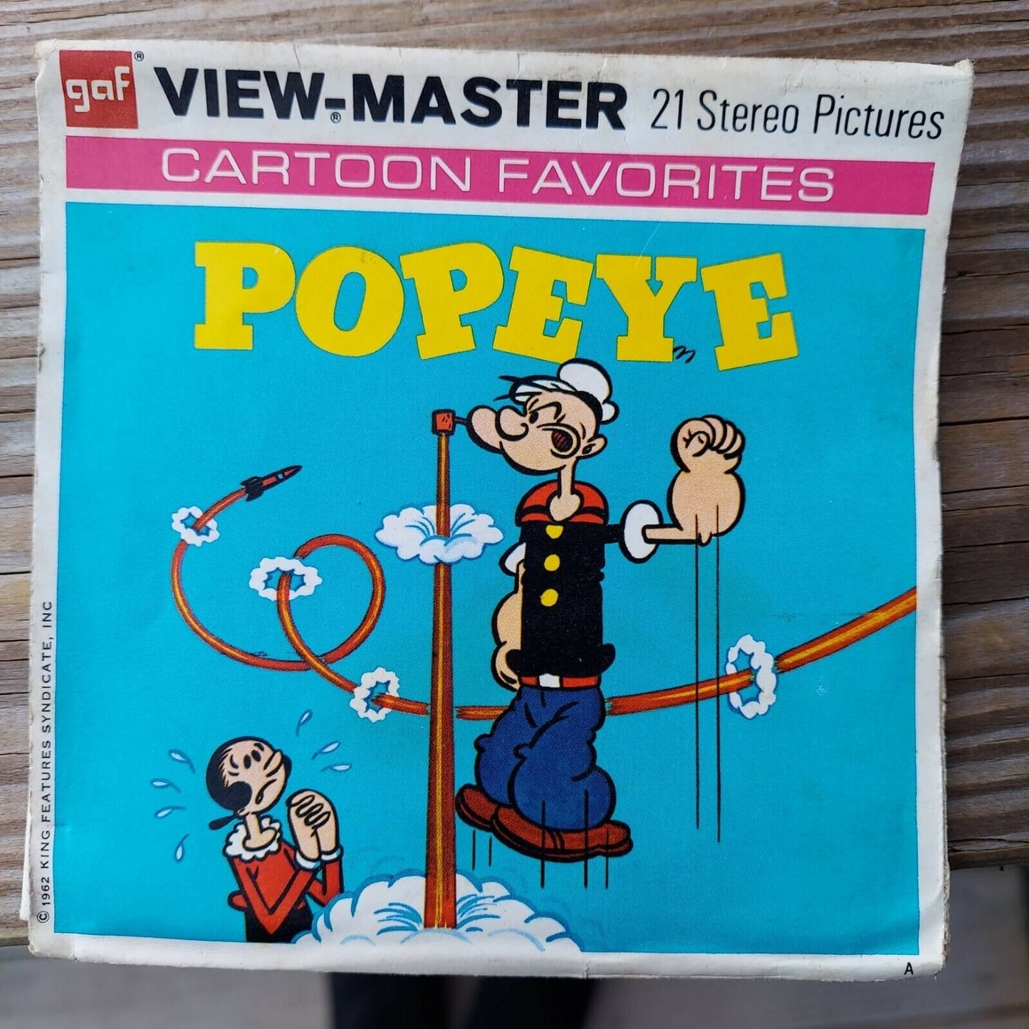 Vintage GAF View Master With Pictures Reels Casper,Popeye, Smokey Bear, and more