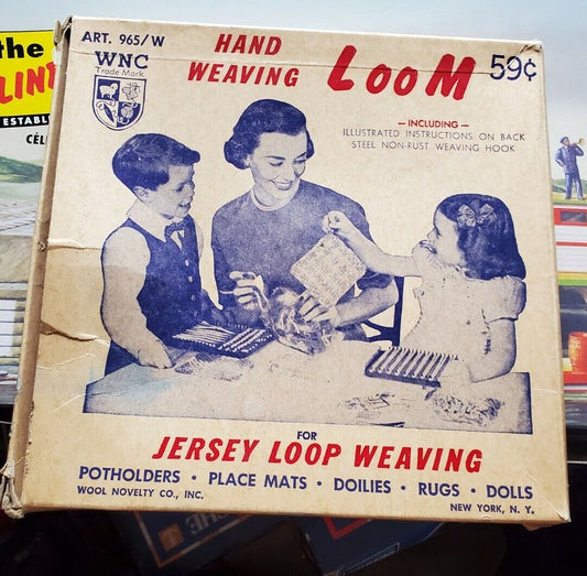 HAND WEAVING LOOM JERSEY LOOP Vintage 1920s