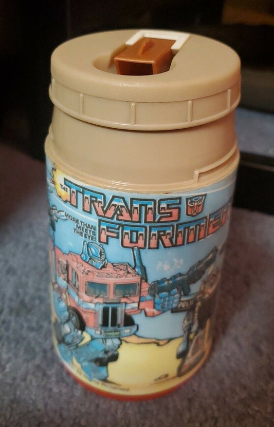 Vintage Hasboro 1984 Transformers Thermos