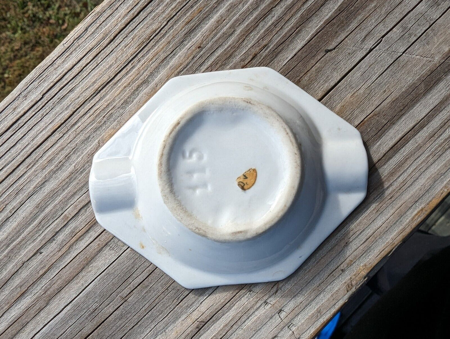 Vintage FRANKFURT On The Main Coat of Arms Ceramic Ashtray