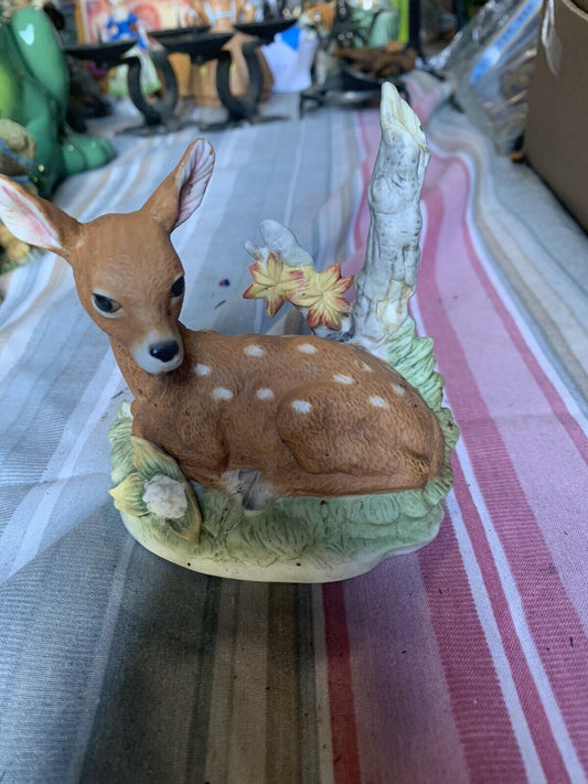 Baby Deer Ceramic Figurine