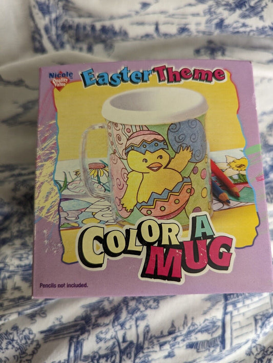 Vintage 2006 Nicole Crafts Easter Theme Color A Mug