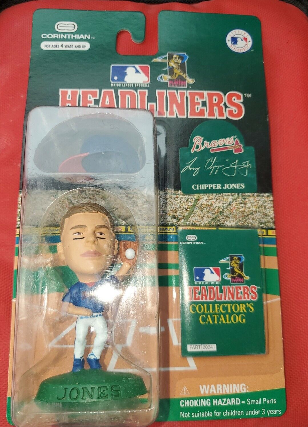 1996 CHIPPER JONES Corinthian Headliners Atlanta Braves 3” MLB Figurine 03002