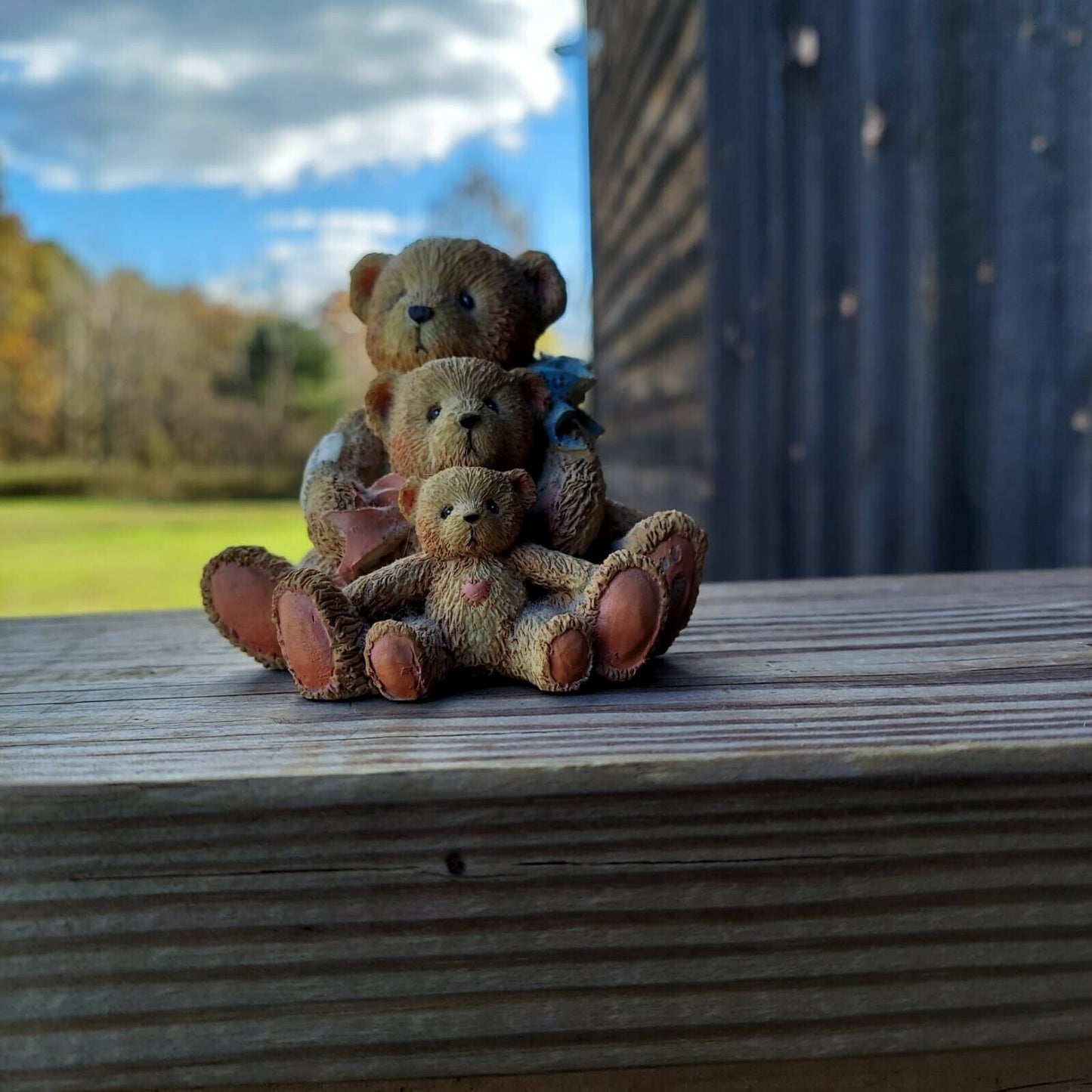 Vintage 1991 Theadore, Samantha and Tyler Cherished Teddies NIB 950505 figurine