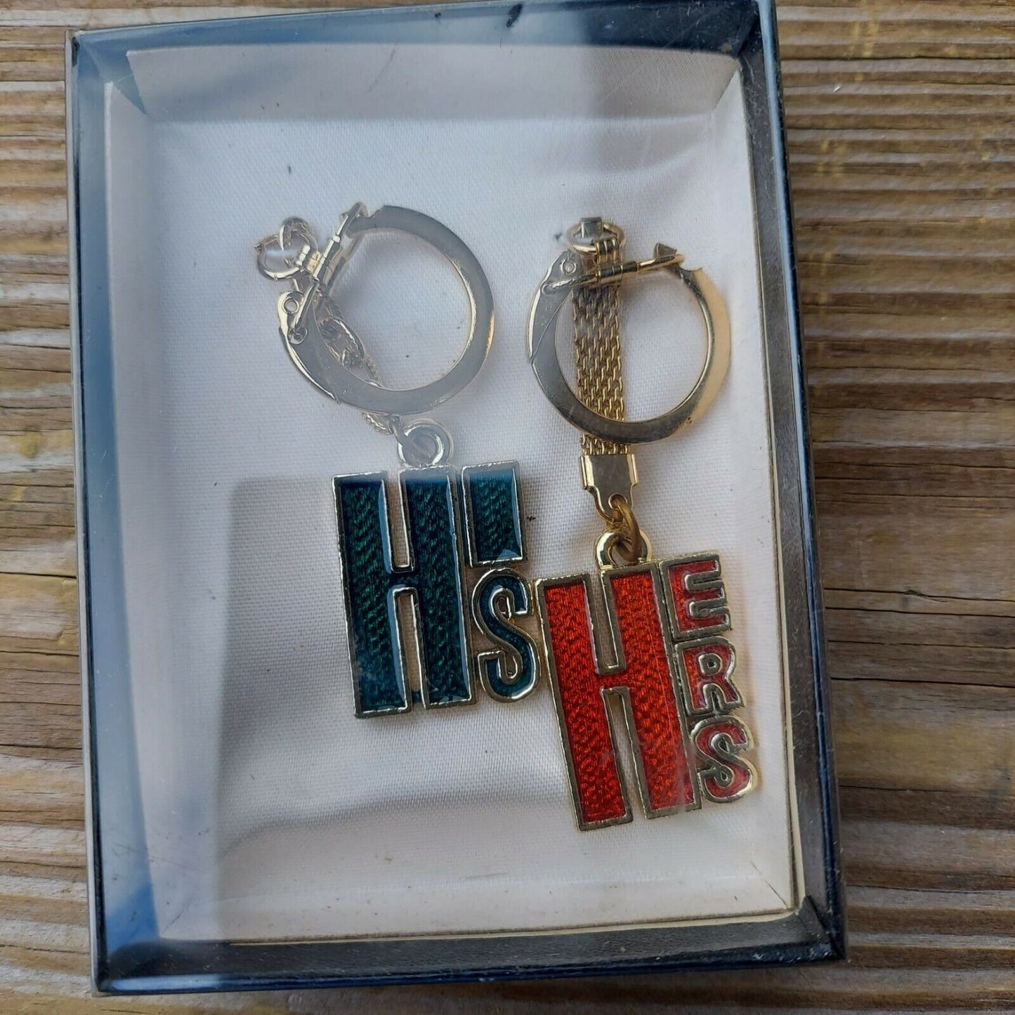 His And Hers Key Chains NIB