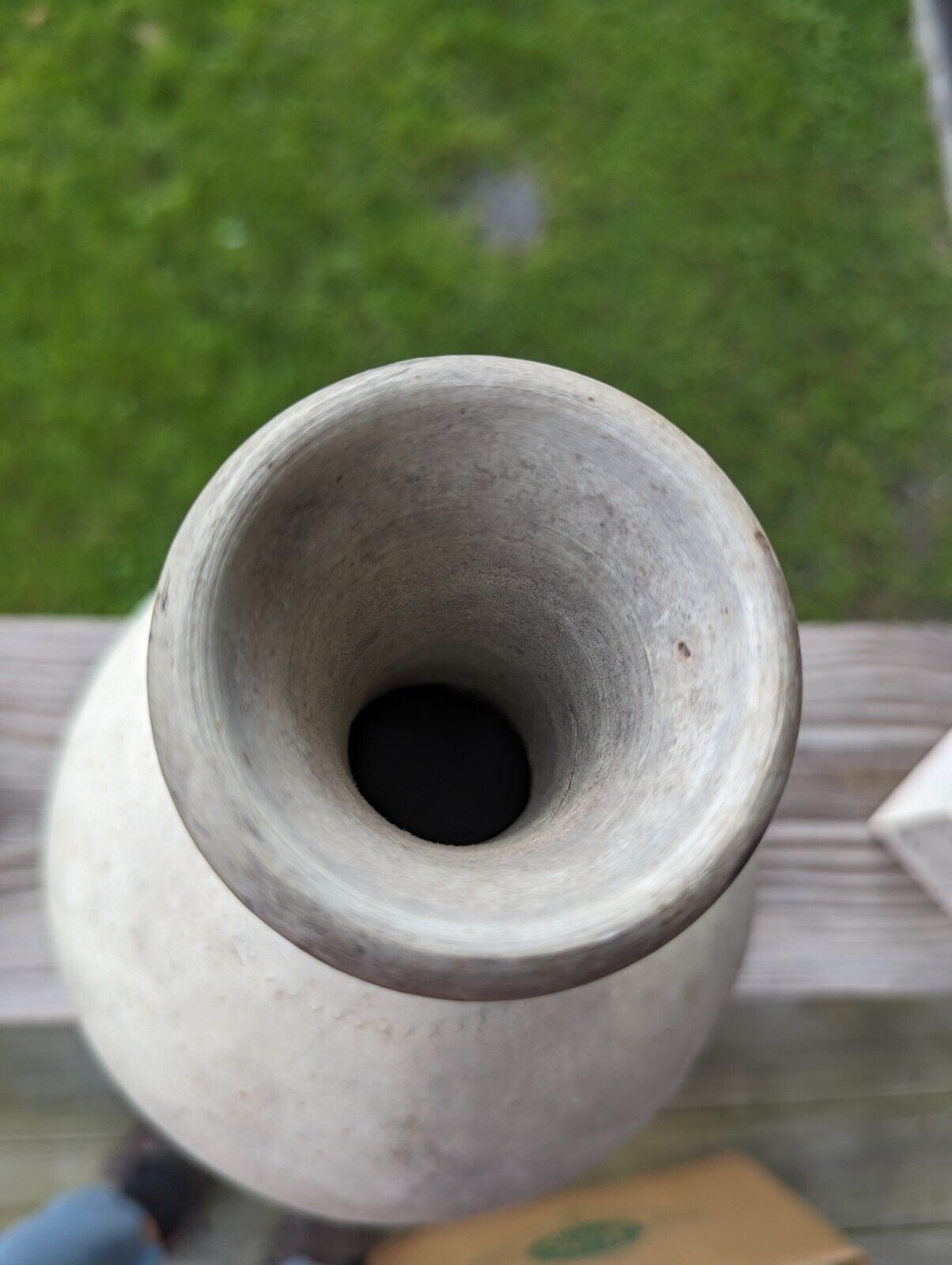 Vintage Ceramic Long Neck Round Bottom Jug