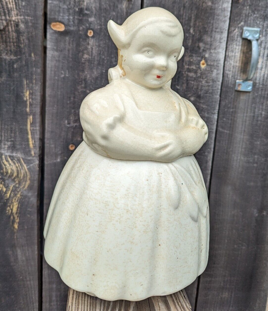 Antique Dutch Girl Cookie Jar