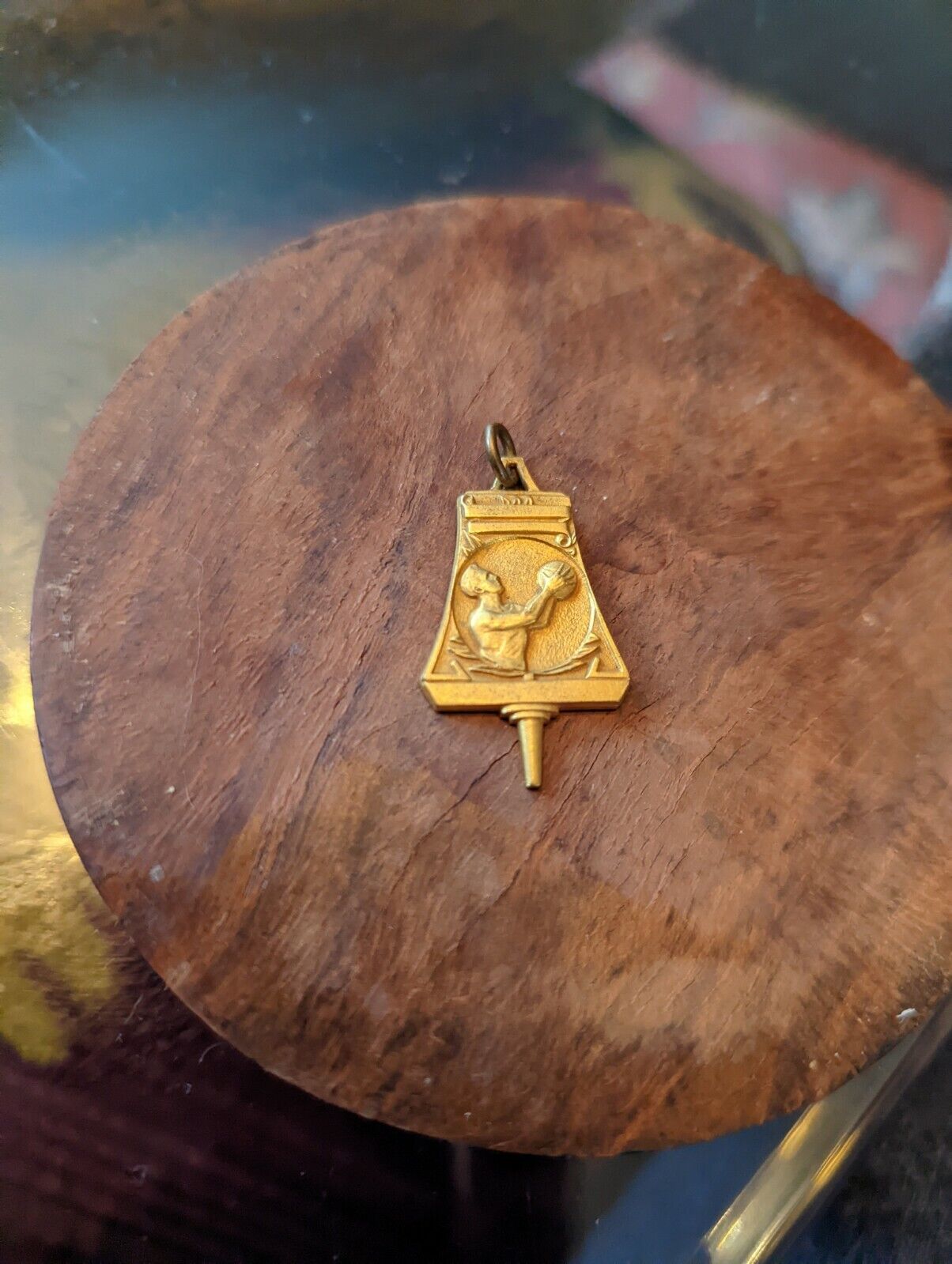 Vintage Golden Balfour Men's Basketball Pendant