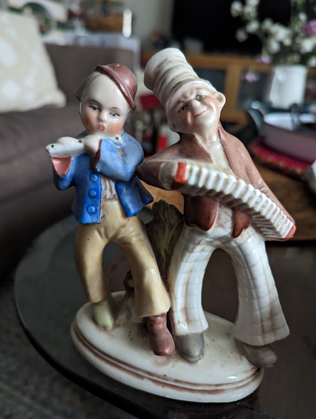 Vintage Musician Friends Figurine Made In Germany Numbered 20865