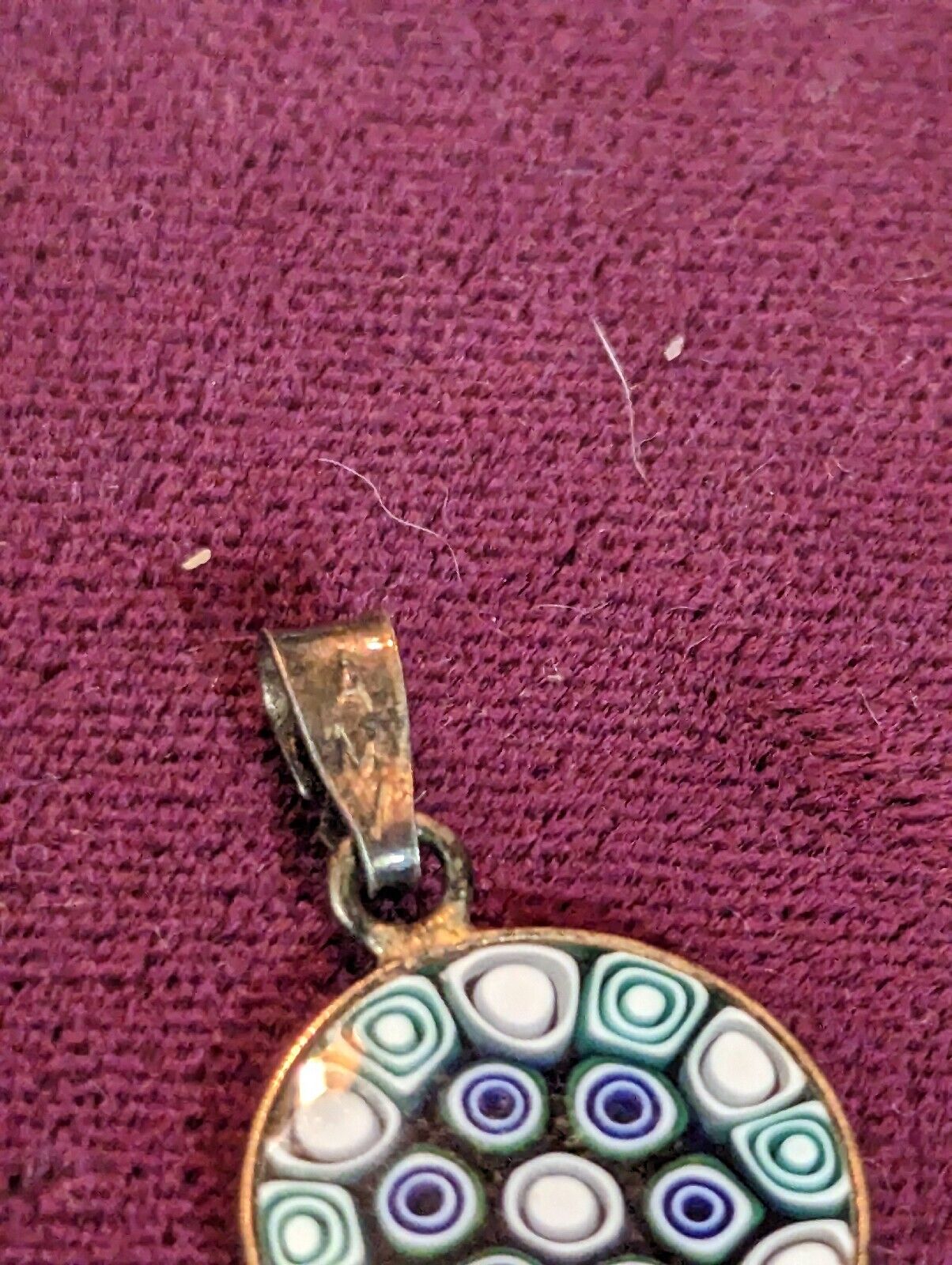 Mosaic Eye Sterling 925 Pendant Pendant