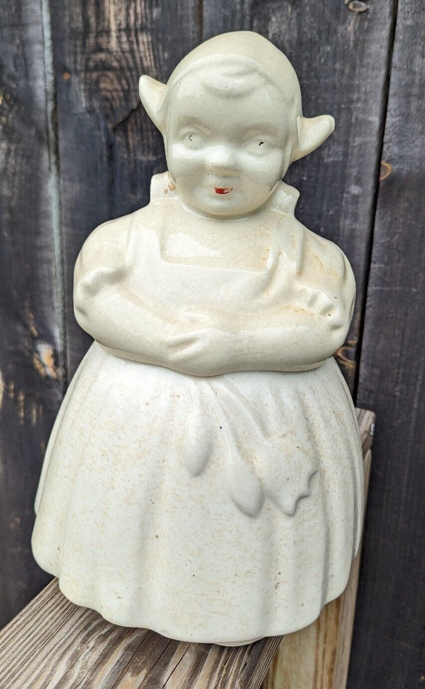 Antique Dutch Girl Cookie Jar