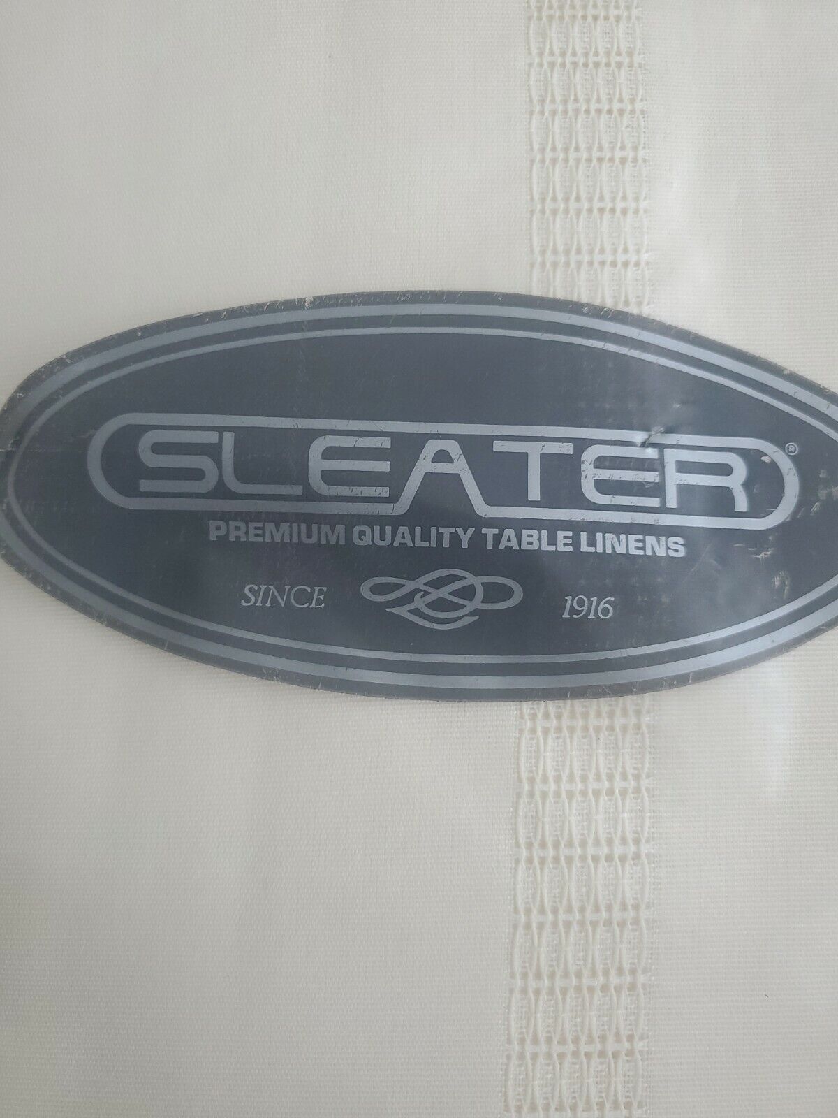 Vintage Sleater Premium Quality Table Cloth Courtrai #103 50"x213 new Sealed USA