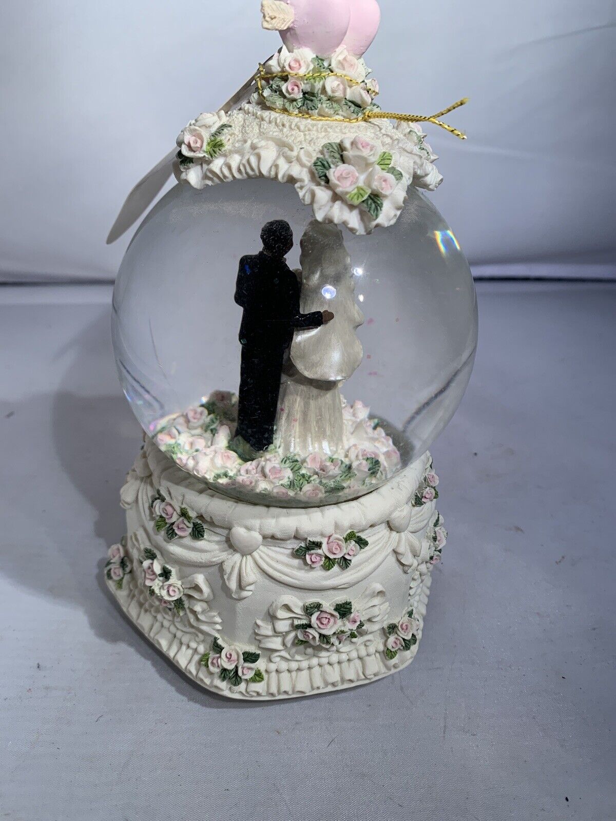 Berkeley Designs Endless Love Wedding Musical Snow Globe