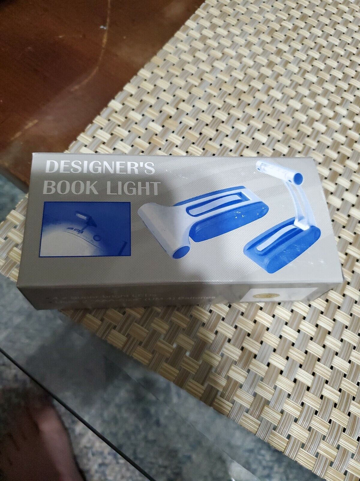 Designer Book Light 4 LEDs New In Box