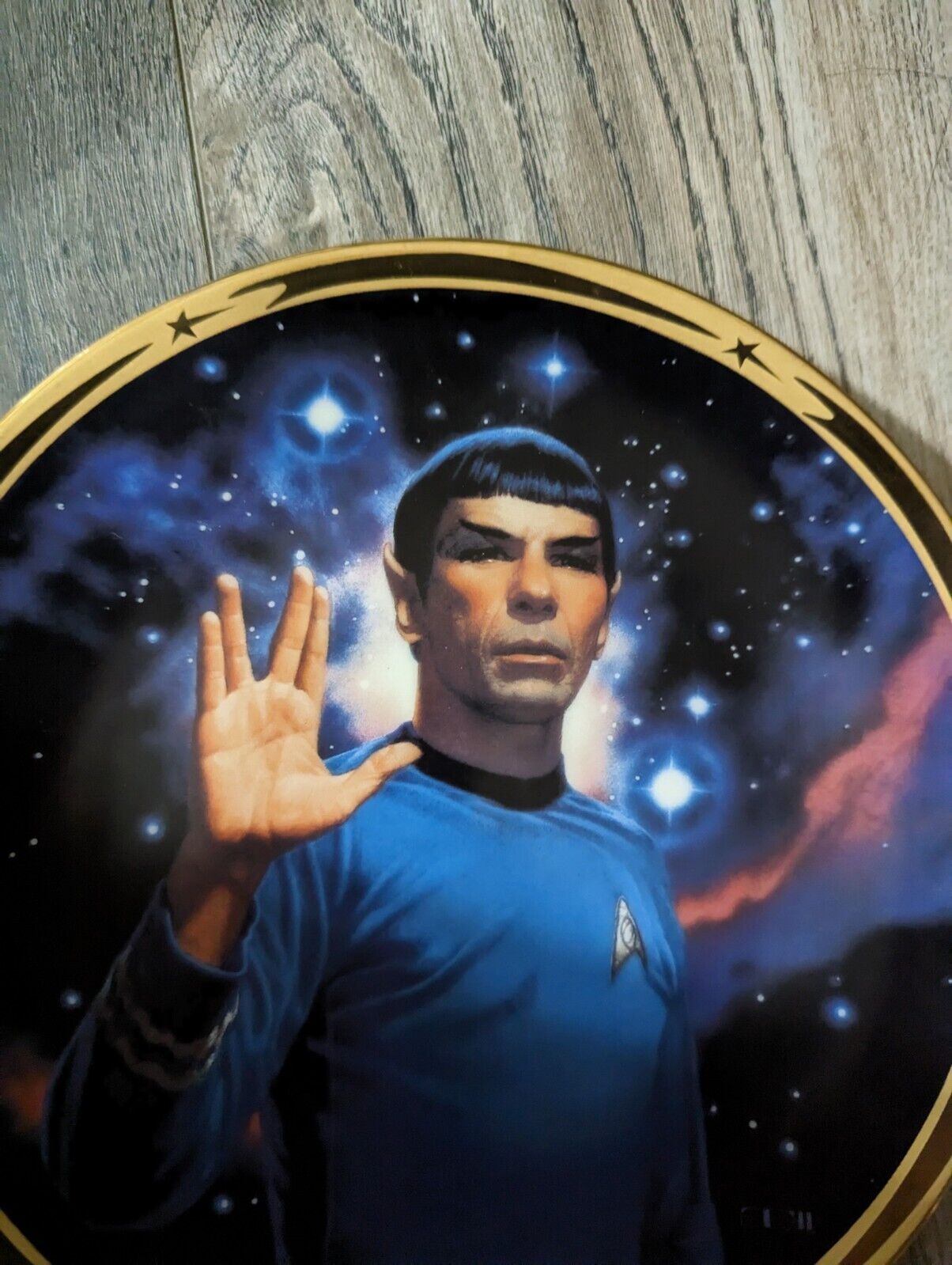 Hamilton Collection Spock Star Trek 25th Anniversary Plate No 1337A