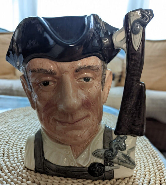 Vintage 1962 Royal Doulton Character Jug "Gunsmith Of Williamsburg" D6580 7.5"