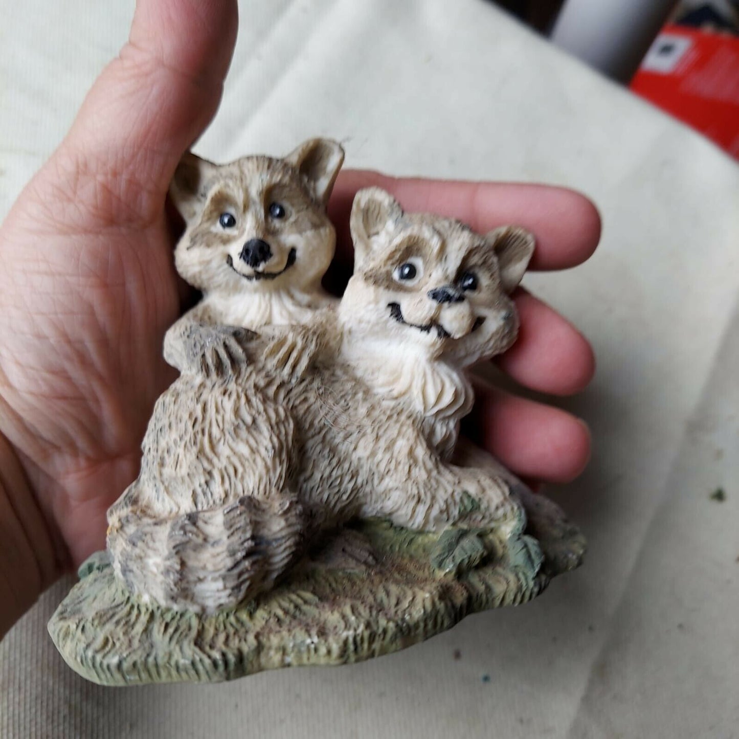 Wild Life Collection Figurines Tiger Cheetah Bear And Foxes