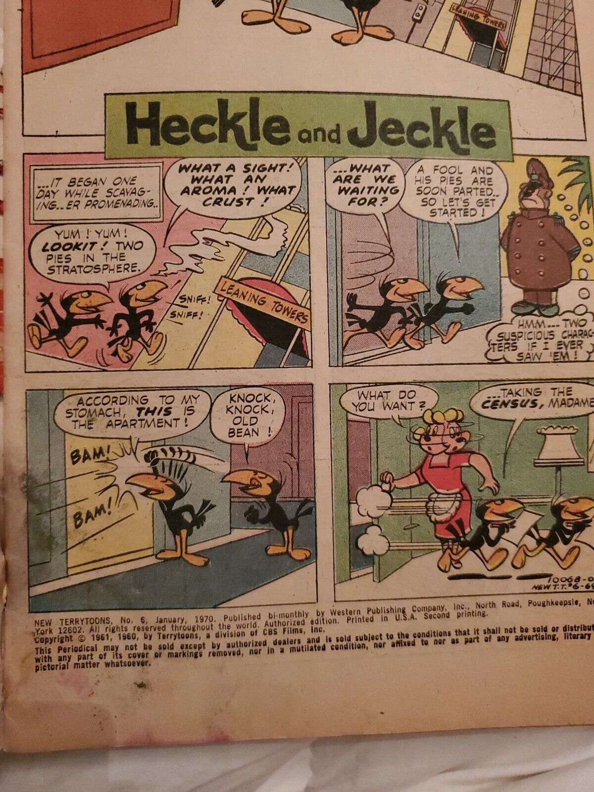 New Terrytoons Heckle And Jeckle, No 6 January 1970