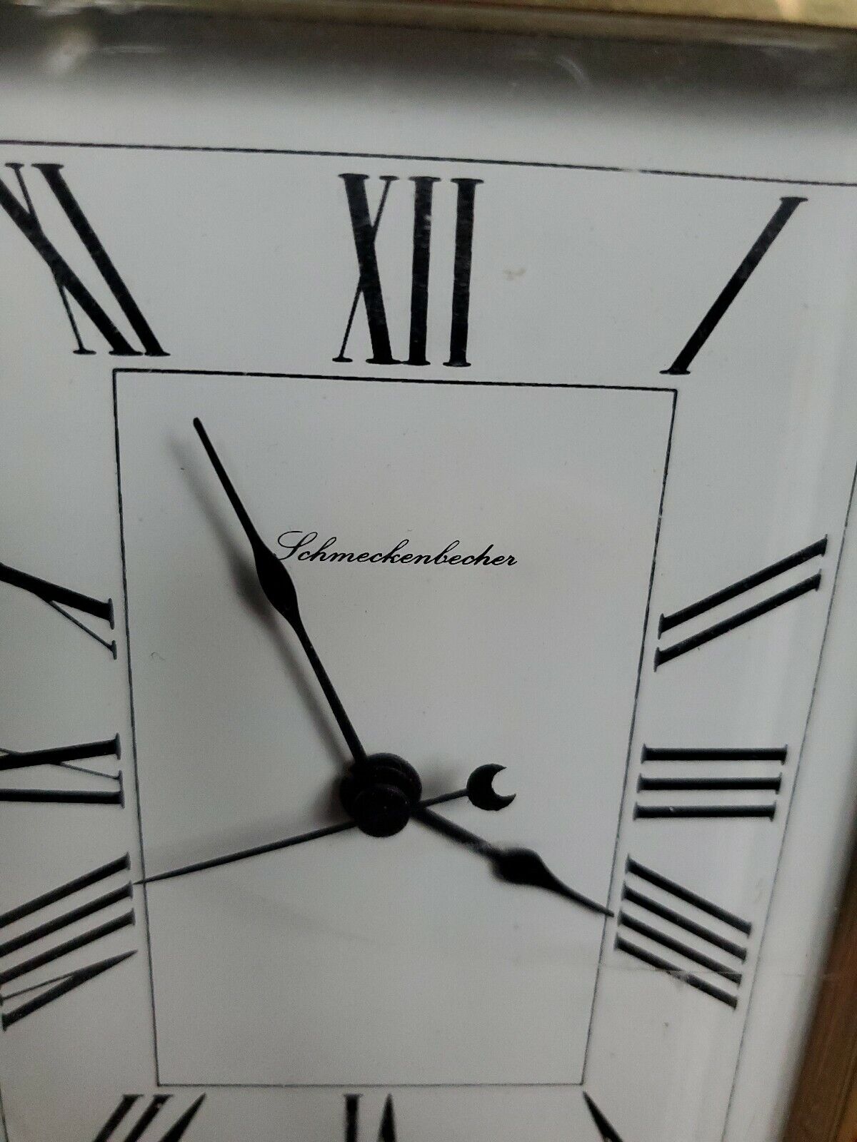 Schmeckenbecher Shelf Clock Made In West Germany Metal casing