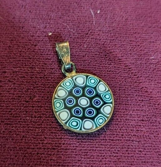 Mosaic Eye Sterling 925 Pendant Pendant