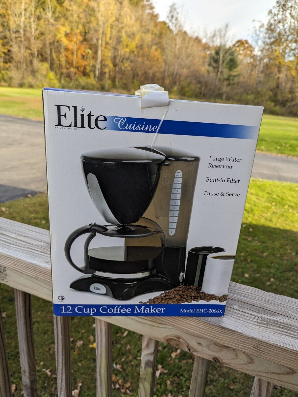 NIB Elite 12 CUP Coffee maker