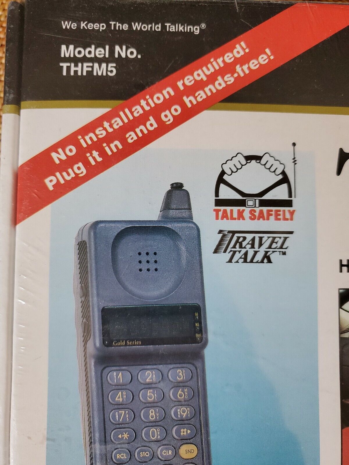 Vintage Travel Talk Hands Free Speakerphone Model THFM5 sealed in box