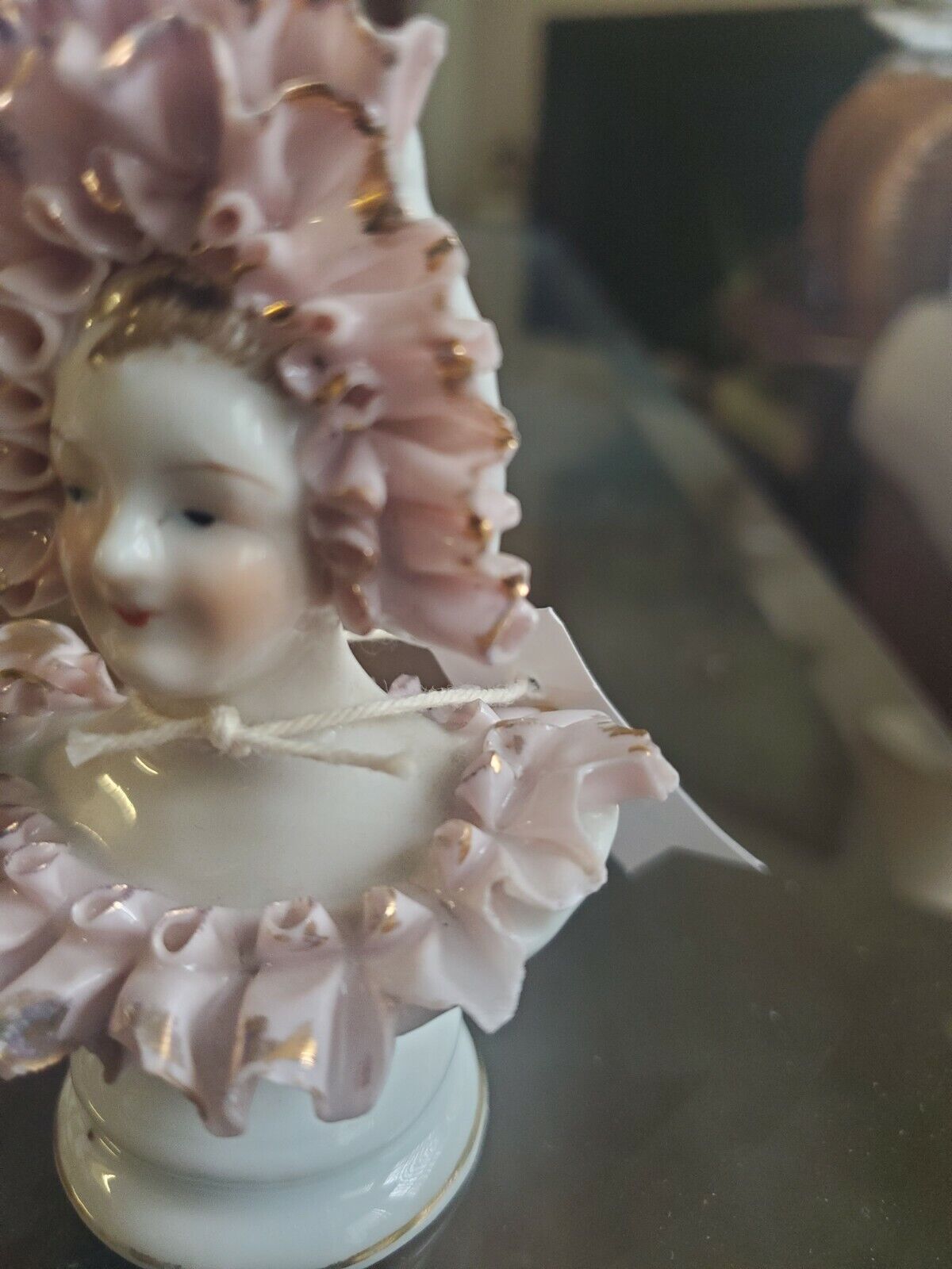 Vintage Mini Venetian Lady porcelain Figurine