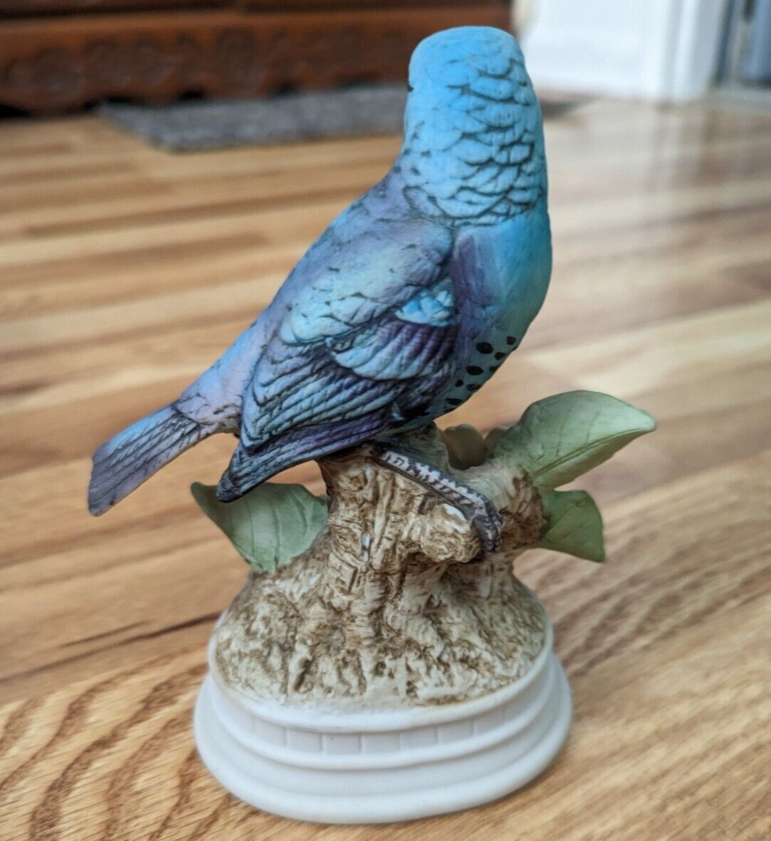 Napcoware Japan Swallow Tanager Limited Edition 7250 Blue Figurine 5" Tall